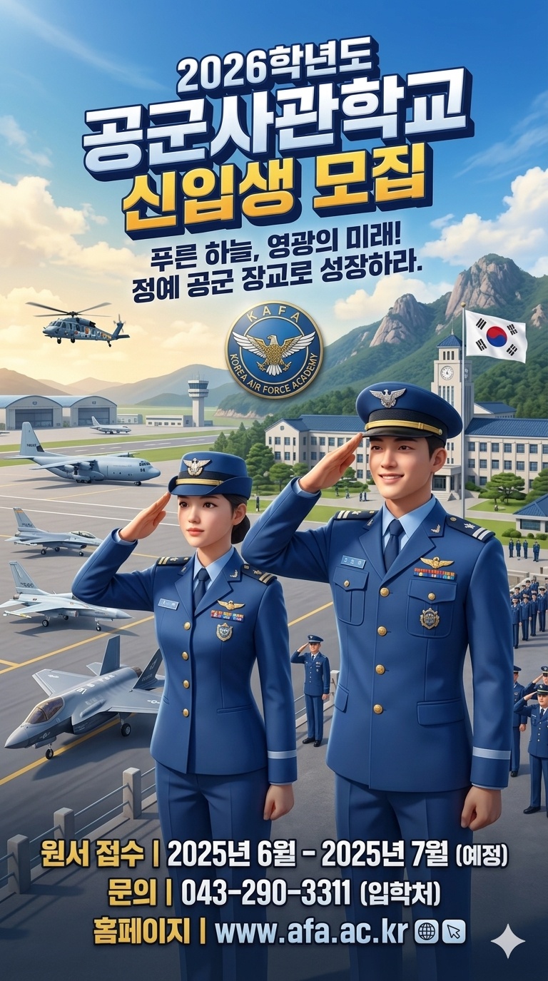 2026학년도 공군사관학교 신입생 모집
