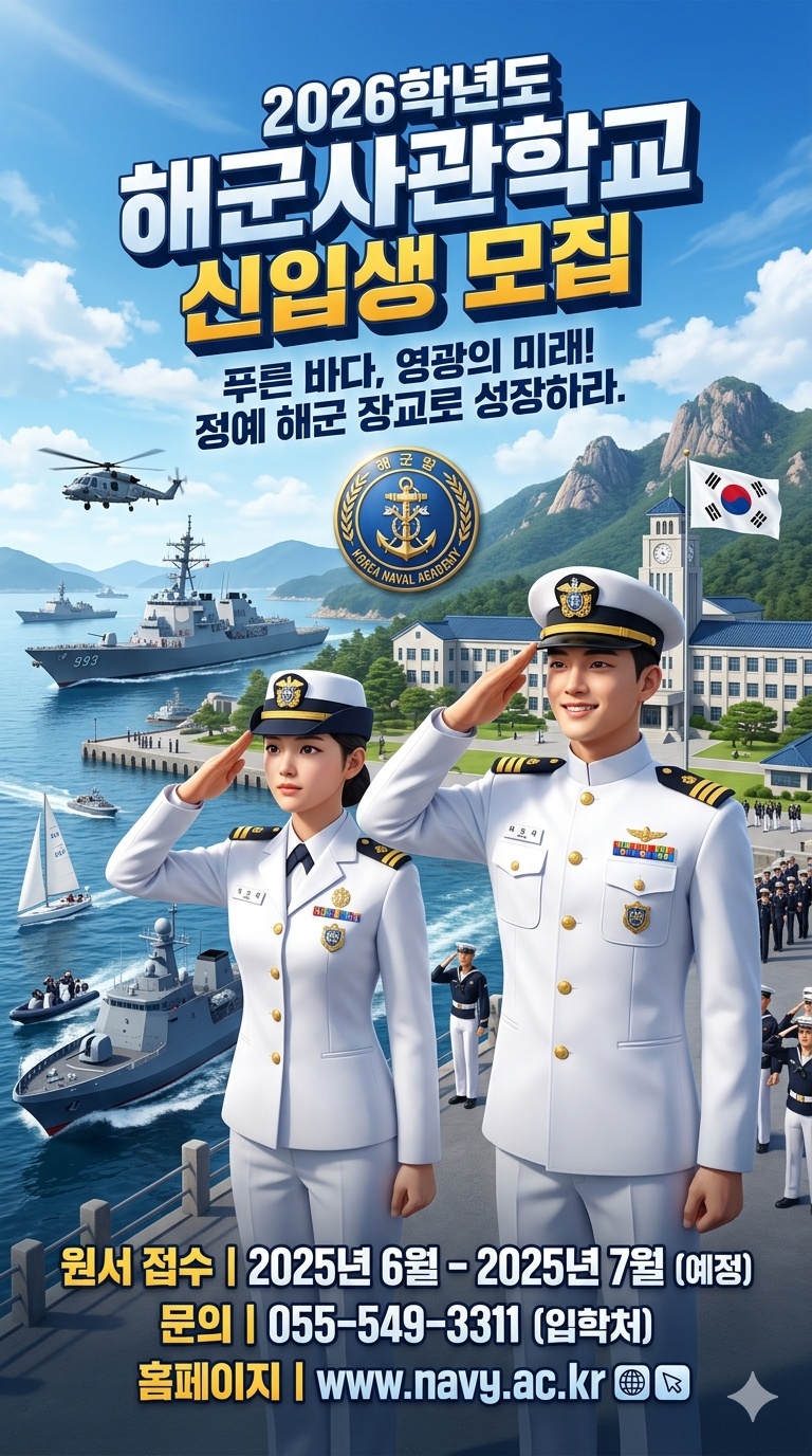 2026학년 해군사관학교 신입생 모집
